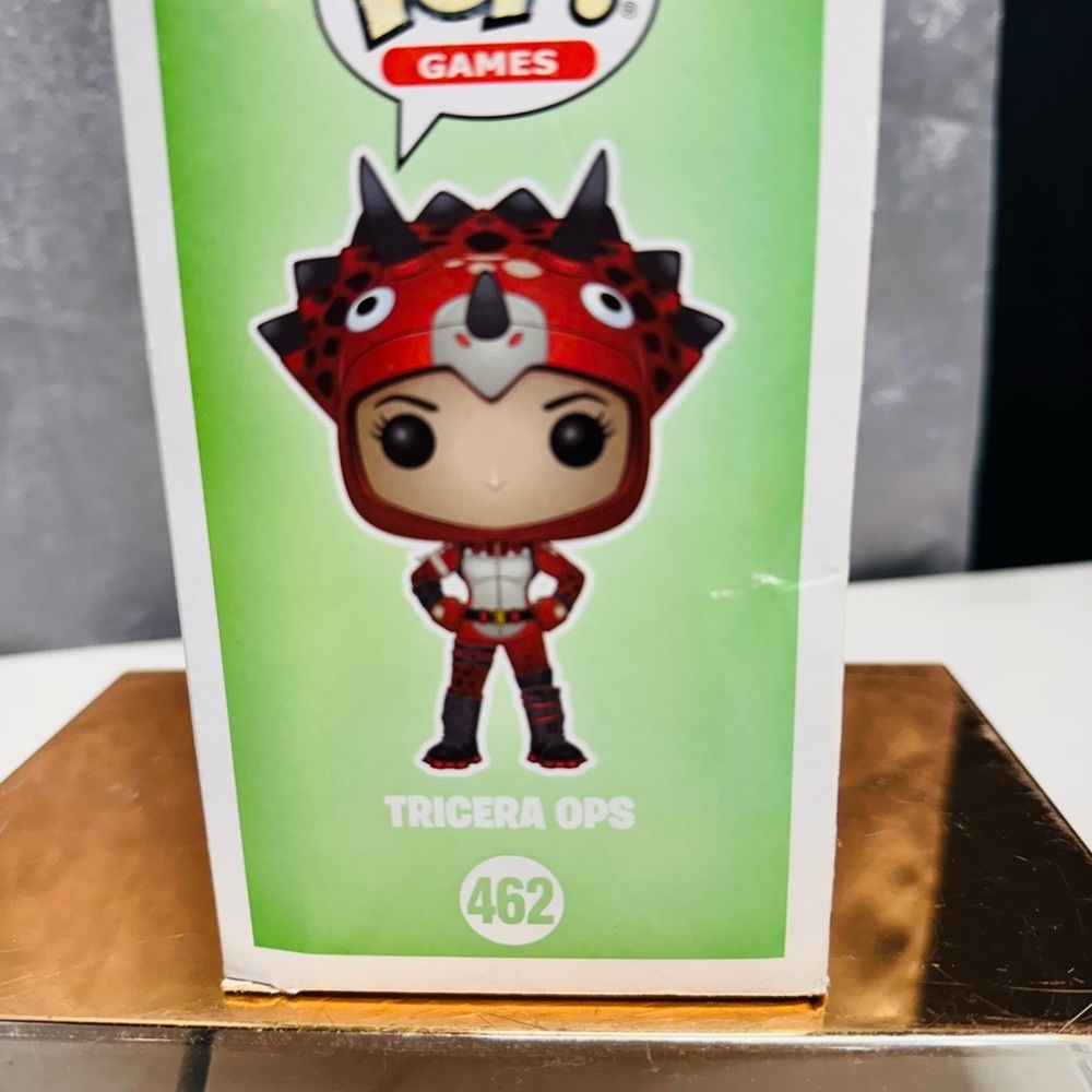 Funko Fortnite Tricera Ops Figure in Red and Black - Picture 5 of 7